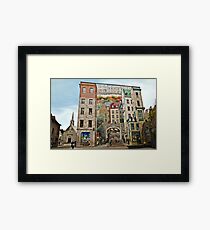 Fresque des Québécois Framed Print