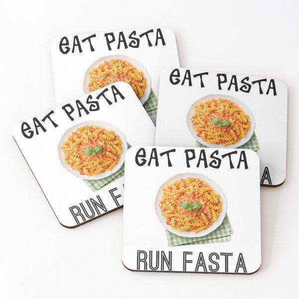 Item preview, Eat pasta Run fasta designed and sold by thegoodcoach.