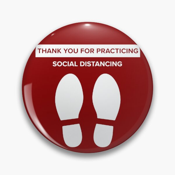 Item preview, thank you for practicing social distancing designed and sold by M. Fox.