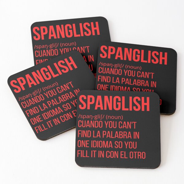 Item preview, Spanglish (noun) designed and sold by CuriouserWorld.