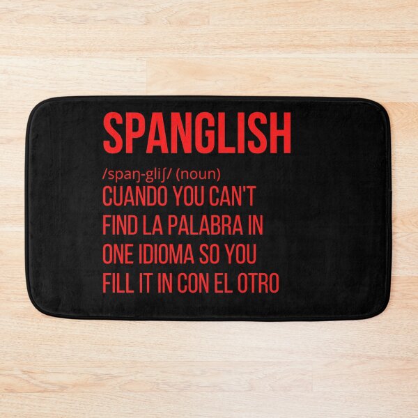 Item preview, Spanglish (noun) designed and sold by CuriouserWorld.