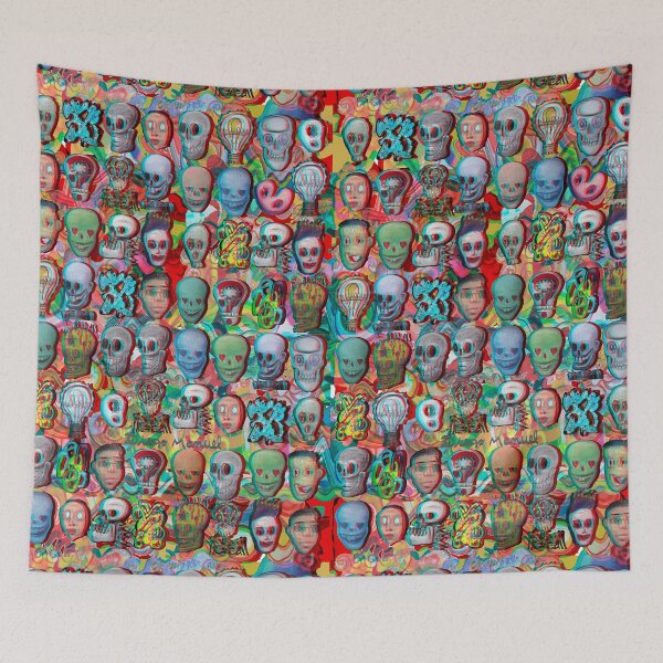 Item preview, Summer composition 4 2020 and skulls 3d  designed and sold by Diego Manuel Rodriguez.