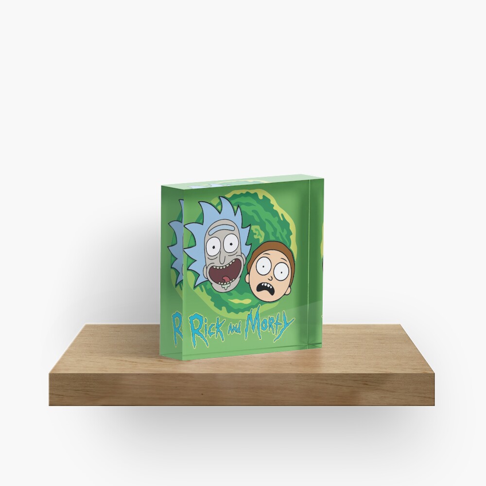 Rick and Morty Portal Acrylic Block
