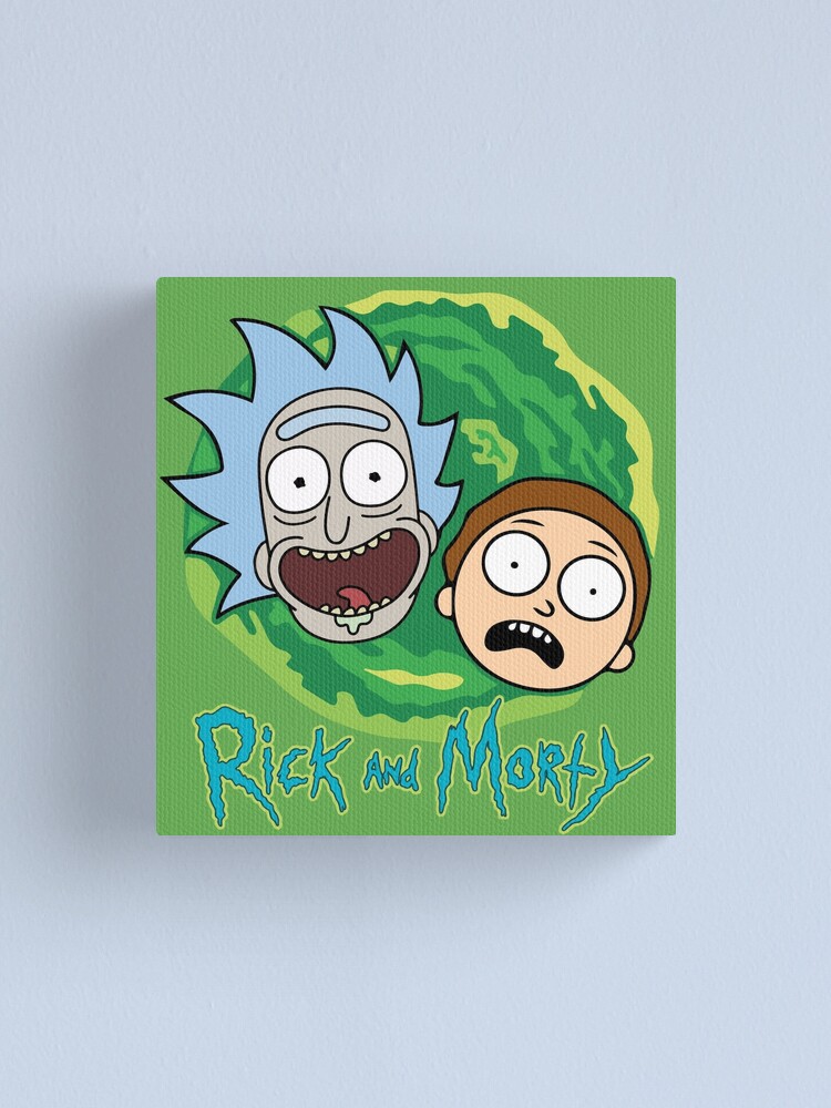Alternate view of Rick and Morty Portal Canvas Print
