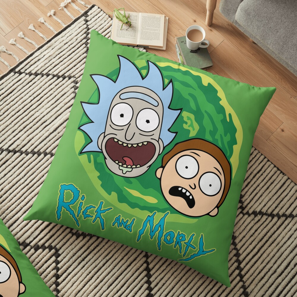 Rick and Morty Portal Floor Pillow
