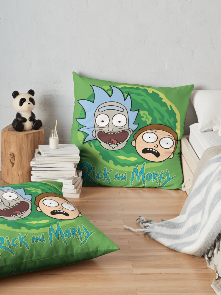 Alternate view of Rick and Morty Portal Floor Pillow