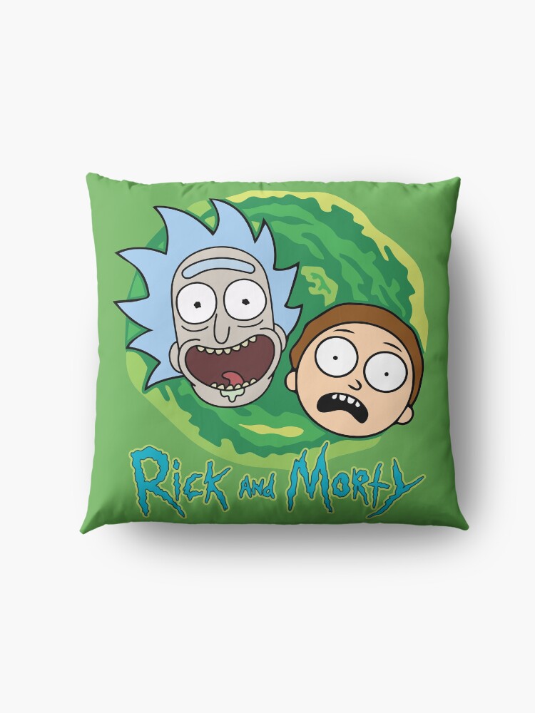 Alternate view of Rick and Morty Portal Floor Pillow
