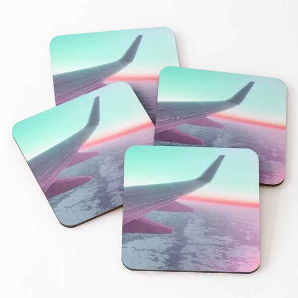 Item preview, aesthetic plane skyview *sunset* designed and sold by mariahmoniquedesign.
