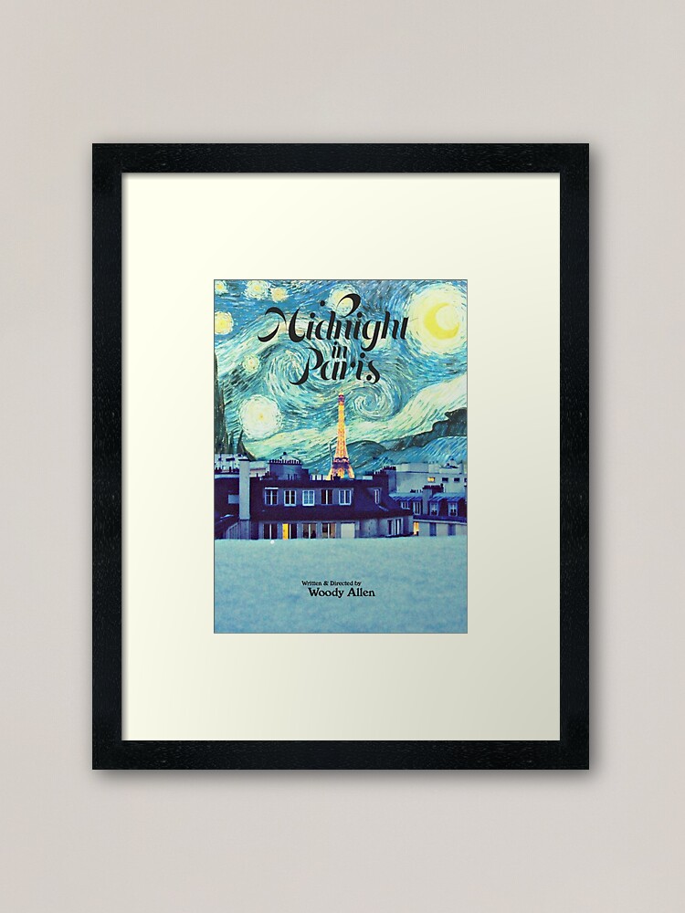 Mitternacht In Paris Poster Gerahmter Kunstdruck Von Starforest Redbubble