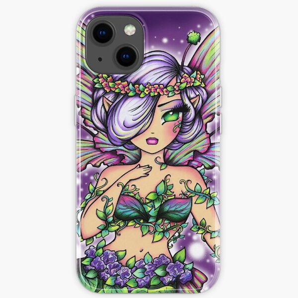 Faye Fairy Mythical Maidens Fantasy Artwork Hannah Lynn iPhone Soft Case