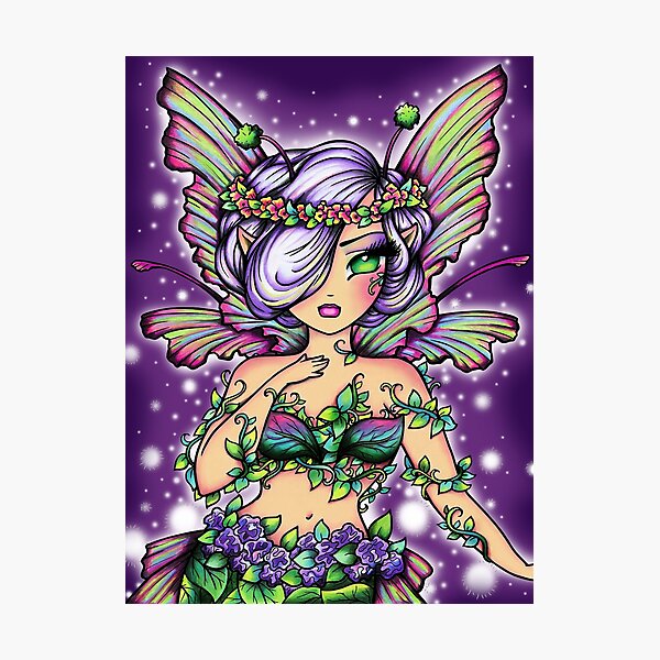 Faye Fairy Mythical Maidens Fantasy Artwork Hannah Lynn Photographic Print
