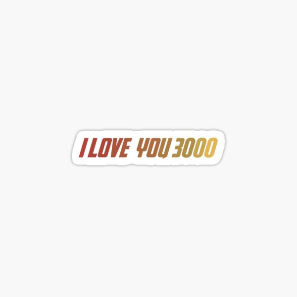 Item preview, i love you 3000 designed and sold by emma k..