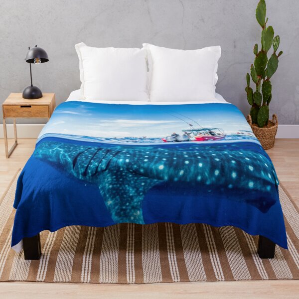 Item preview, Whale shark and red boat. designed and sold by 4empowear.