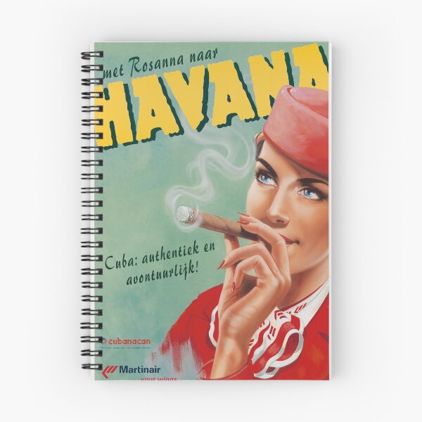 Item preview, Met Rosanna naar Havana vintage travel poster designed and sold by stickart-marek.