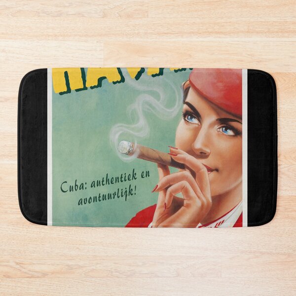 Item preview, Met Rosanna naar Havana vintage travel poster designed and sold by stickart-marek.