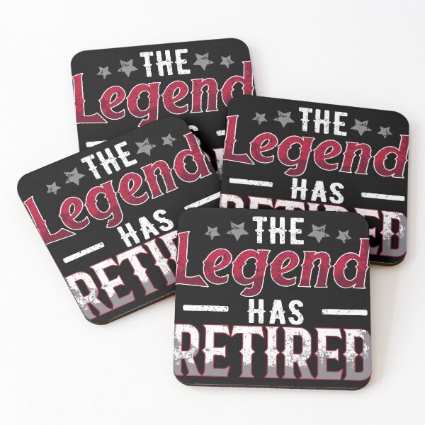 Item preview, Fun Retirement Gift graphic - The Legend Has Retired print designed and sold by Lisbob.