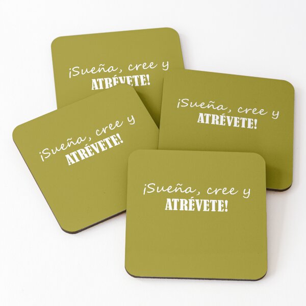 Item preview, Motivational quotes t-shirts. "¡Sueña, cree y atrévete!" designed and sold by RosalinaRV.