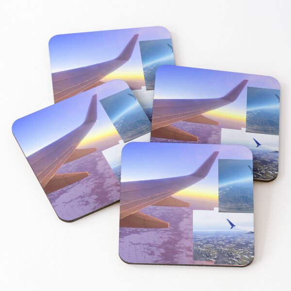 Item preview,  airplane sunset collage aesthetic edit designed and sold by mariahmoniquedesign.