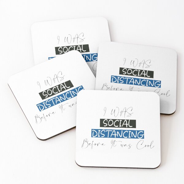 Item preview, i was social distancing before it was cool designed and sold by Skeptikon.