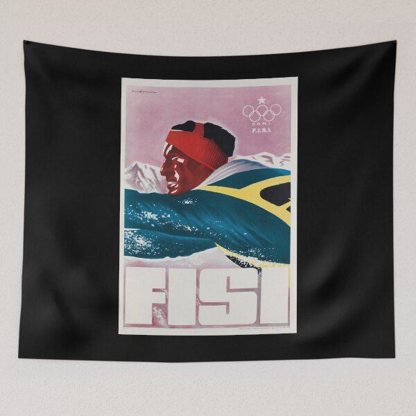 Item preview, Cartel de viaje vintage de Fisi. designed and sold by stickart-marek.