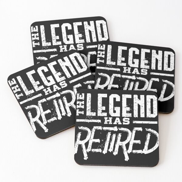 Item preview, Fun Retirement Gift graphic - The Legend Has Retired print designed and sold by Lisbob.
