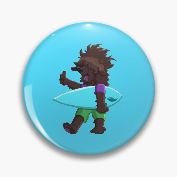 Item preview, Surfer dog designed and sold by jcweaverart.
