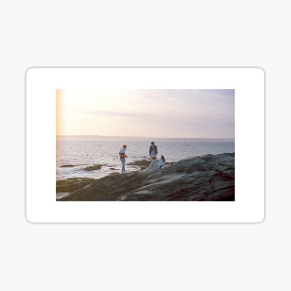 quarantine sunset Sticker