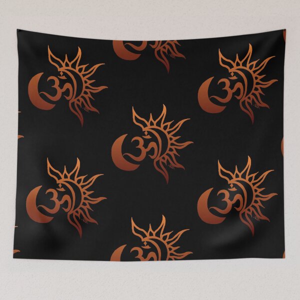 Item preview, Celestial Om on Tan designed and sold by ArtByDrax.