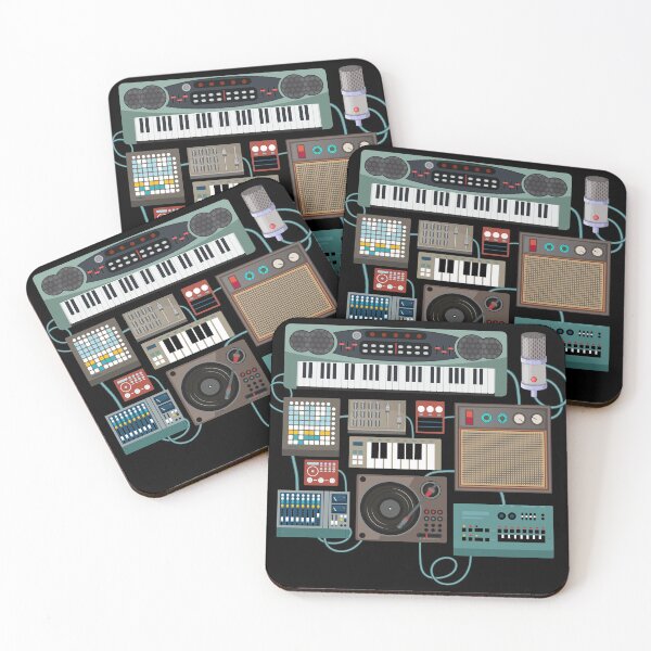 Item preview, Love Synthesizer Love Drum Machine Gift Design Idea design designed and sold by Lisbob.