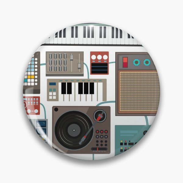 Item preview, Love Synthesizer Love Drum Machine Gift Design Idea design designed and sold by Lisbob.