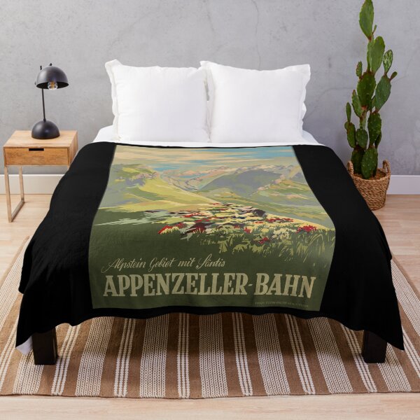 Aperçu de l'œuvre Appenzeller Bahn affiche vintage créée et vendue par stickart-marek.