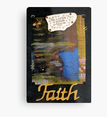 FAITH Banner Metal Print