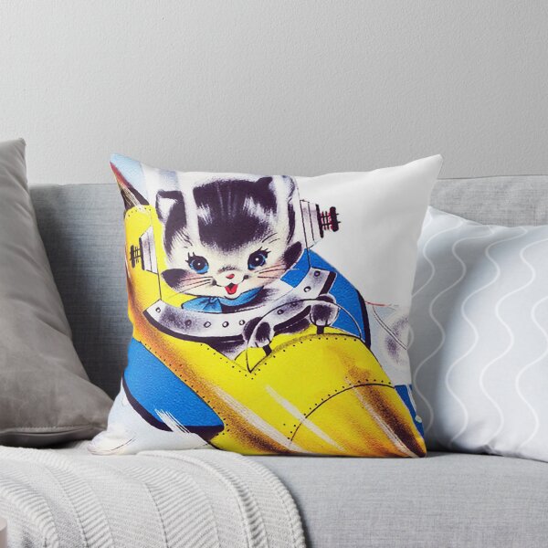 Item preview, Kitsch Rocket Cat designed and sold by ComicKitsch.