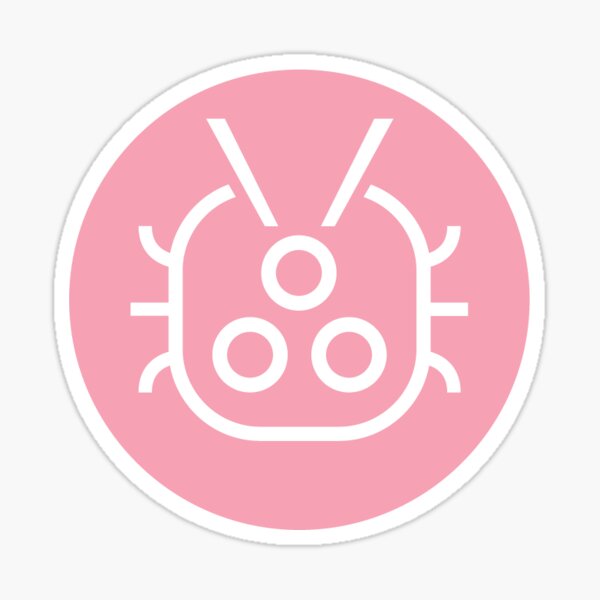 Entomae Pink Sticker