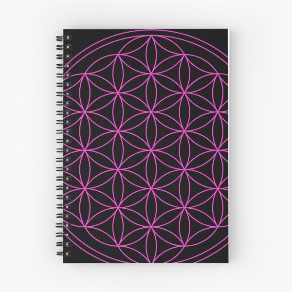 Item preview, Flower of Life Black Hot Pink designed and sold by 2sweetsDesign.