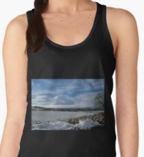 White Winter , Blue Winter Women's Tank Top