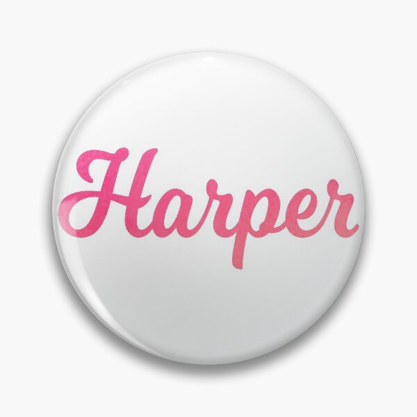 Artikelvorschau, Harper rosa Aquarelldesign-Mädchenname entworfen und verkauft von ComicKitsch.