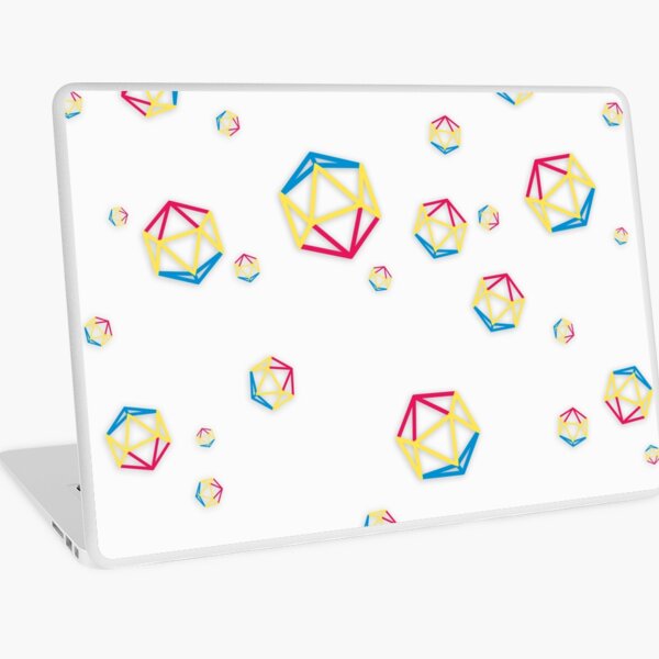 pansexual dice Laptop Skin