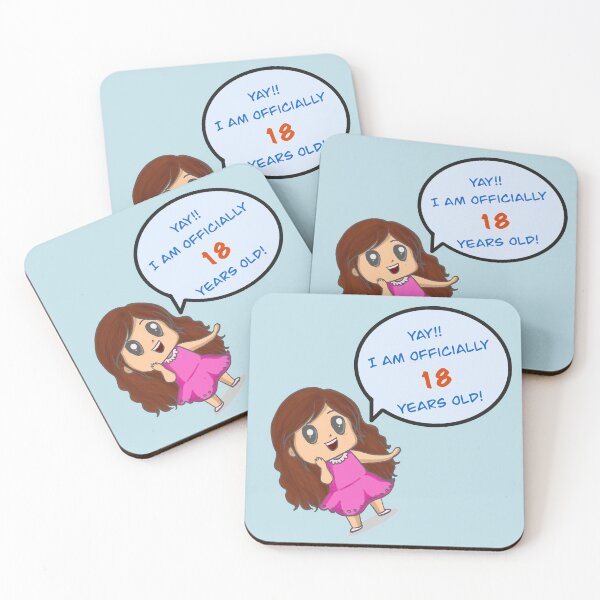 Item preview, I am officially 18 years old designed and sold by Aerithcloud01.