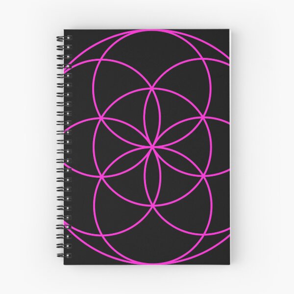 Item preview, Seed of Life Black Hot Pink designed and sold by 2sweetsDesign.