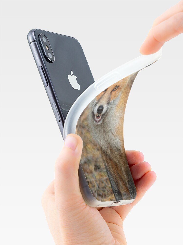 Alternate view of Cheeky fox iPhone Case & Cover