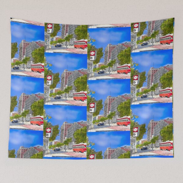 Item preview, SK-1 Market Street scene designed and sold by artisionado.