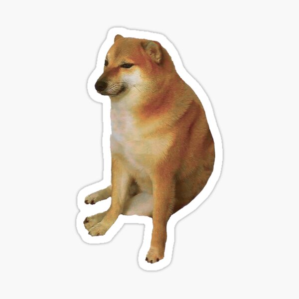 Cheems Doge Png Transparent Cheems Doge Rooster Sticker By Joshgriess