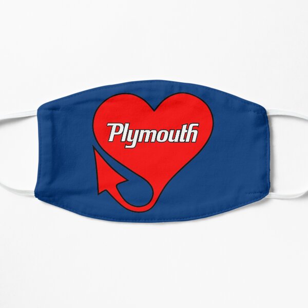 Plymouth Heart Flat Mask