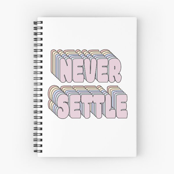 Item preview, Colorful NEVER SETTLE designed and sold by ashleymanheim.