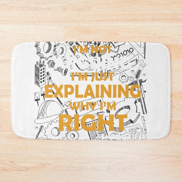 Item preview, Engineering Gift Idea, Funny Engineer Arguing Gift print designed and sold by Lisbob.