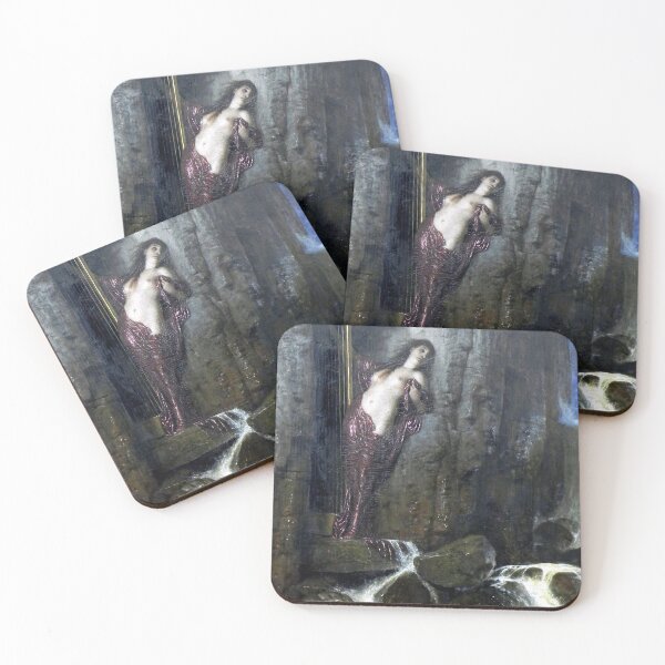 Item preview, Ocean Breakers - The Sound - Arnold Bocklin designed and sold by forgottenbeauty.