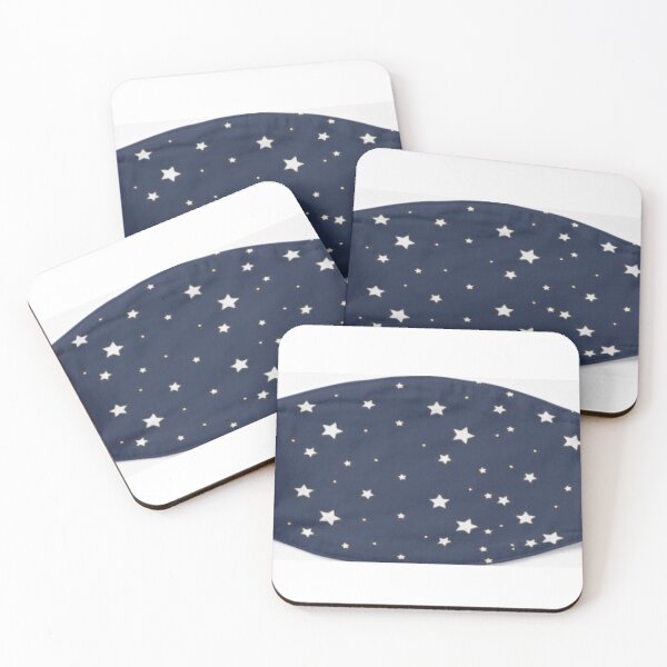 Item preview, White stars designed and sold by stickerdesignss.
