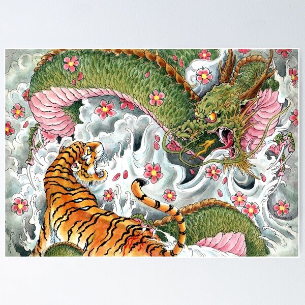 Item preview, Japanisches Tattoo-Duell designed and sold by Roel Renmans.
