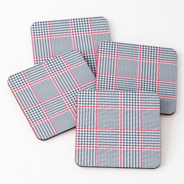 Item preview, Red White Blue Glen Plaid designed and sold by Artefficient.